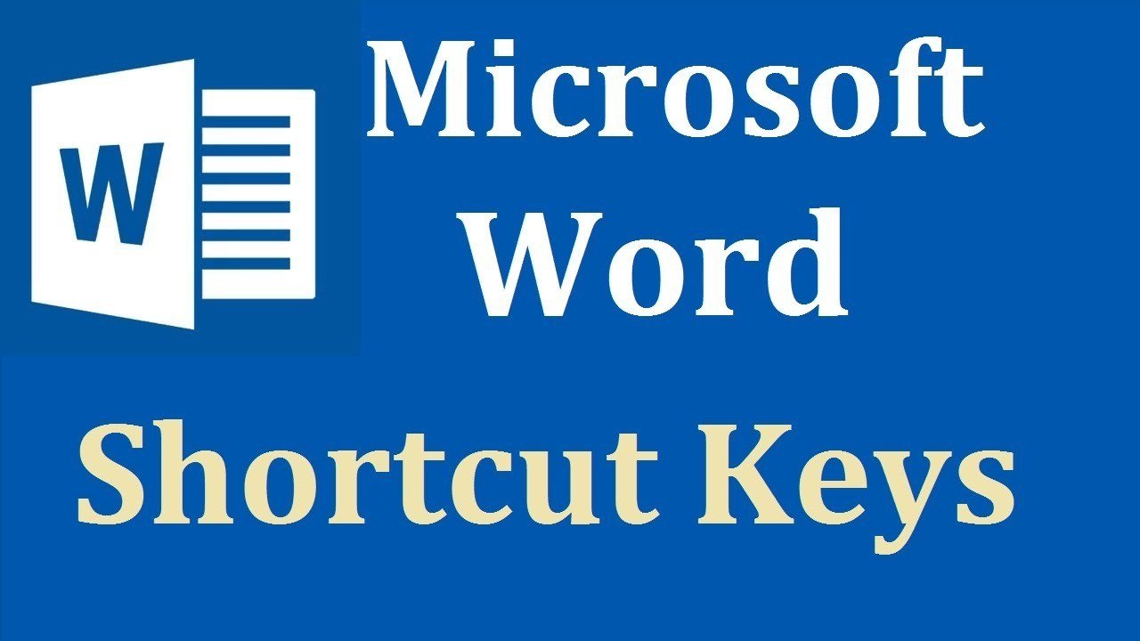 Microsoft Word Shortcut Keys